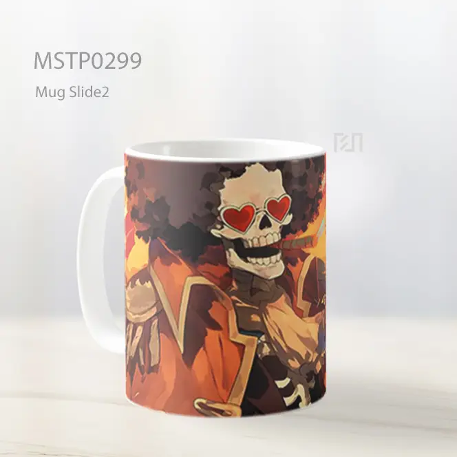 Brook Musisi Bajak Laut Mug MSTP0299 - All-side / Desain