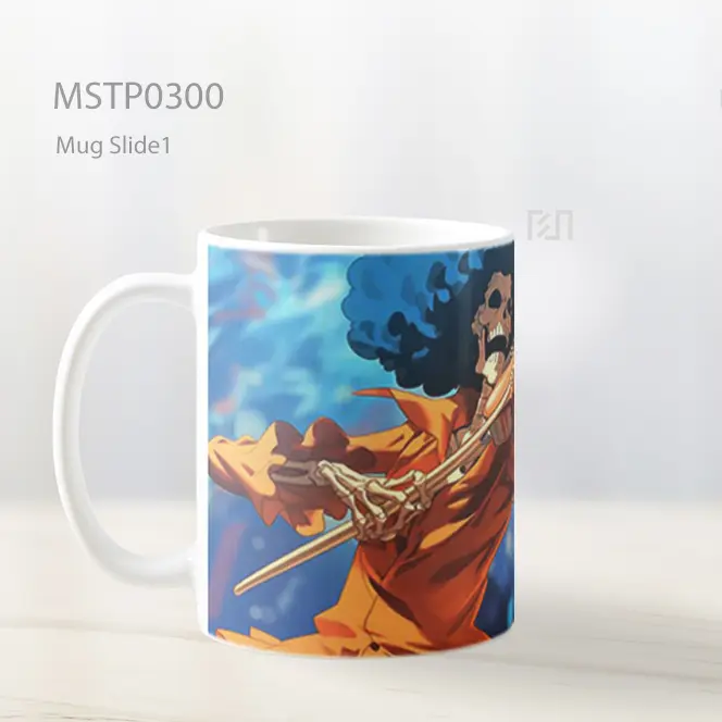 Brook One Piece Main Biola Mug MSTP0300 - All-side / Desain