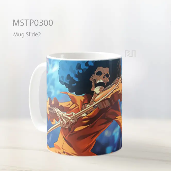 Brook One Piece Main Biola Mug MSTP0300 - All-side / Desain