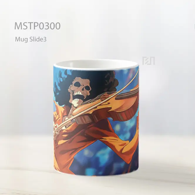 Brook One Piece Main Biola Mug MSTP0300 - All-side / Desain