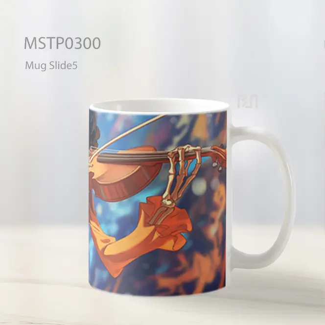 Brook One Piece Main Biola Mug MSTP0300 - All-side / Desain