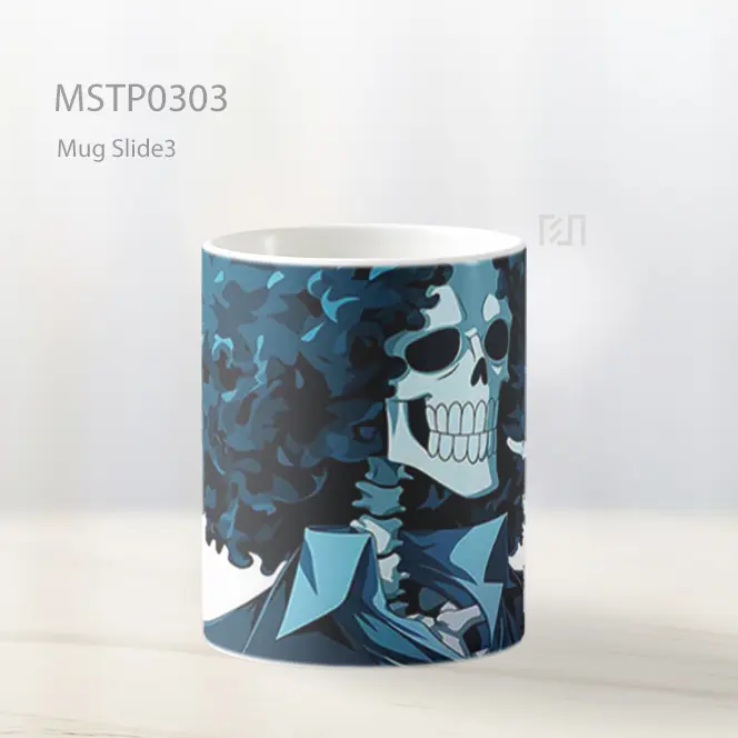Brook One Piece Soul King Mug MSTP0303 - All-side / Desain