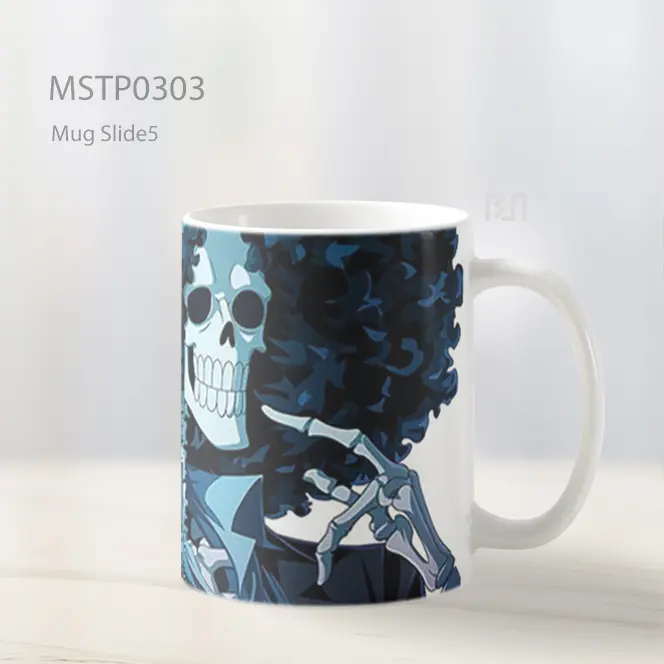Brook One Piece Soul King Mug MSTP0303 - All-side / Desain