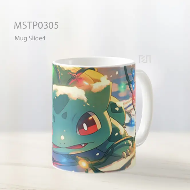 Bulbasaur Gaya Meriah Mug MSTP0305