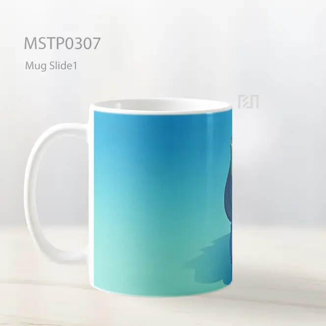 Bulbasaur Lucu Biru Mug MSTP0307 - All-side / Desain