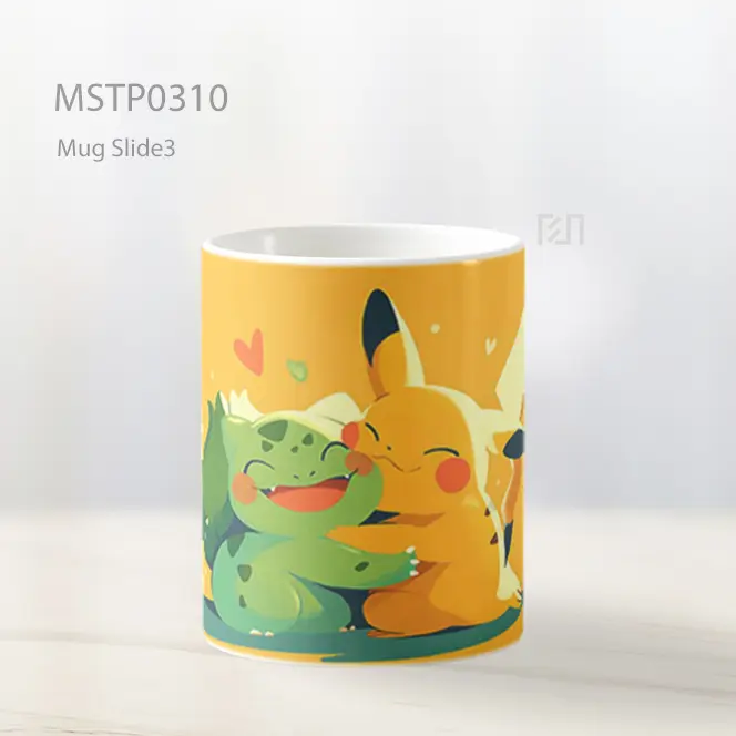 Bulbasaur Pikachu Imut Mug MSTP0310 - All-side / Desain