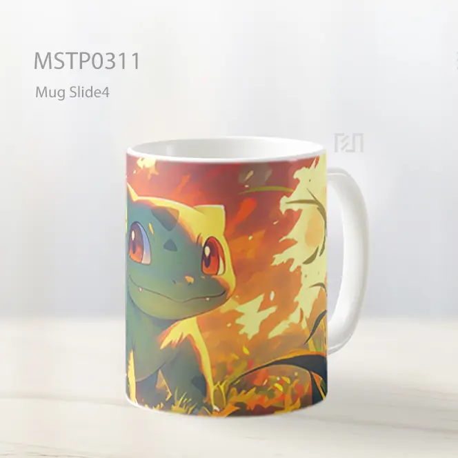 Bulbasaur Pokemon Di Hutan Bercahaya Mug MSTP0311