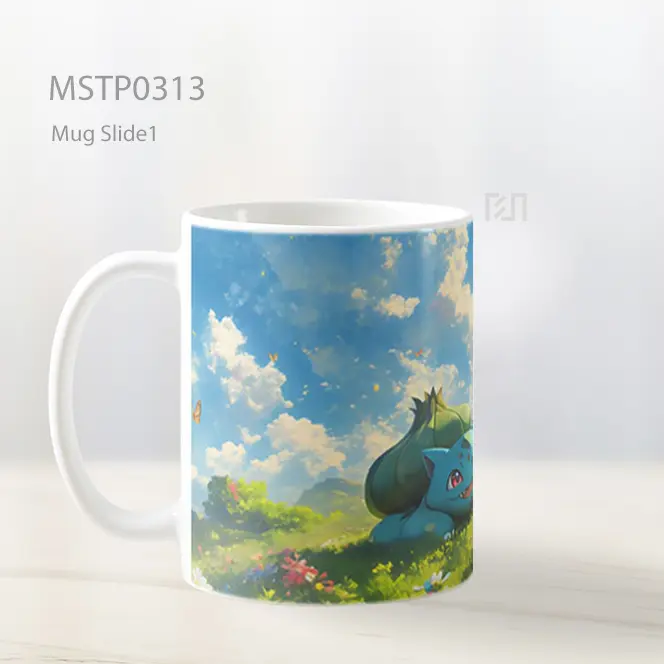 Bulbasaur Pokemon Mug MSTP0313 - All-side / Desain