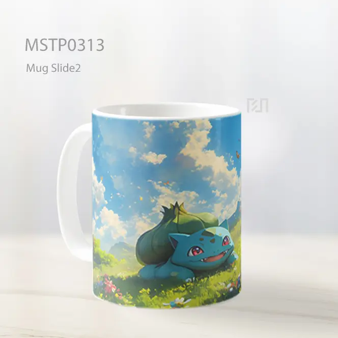 Bulbasaur Pokemon Mug MSTP0313 - All-side / Desain