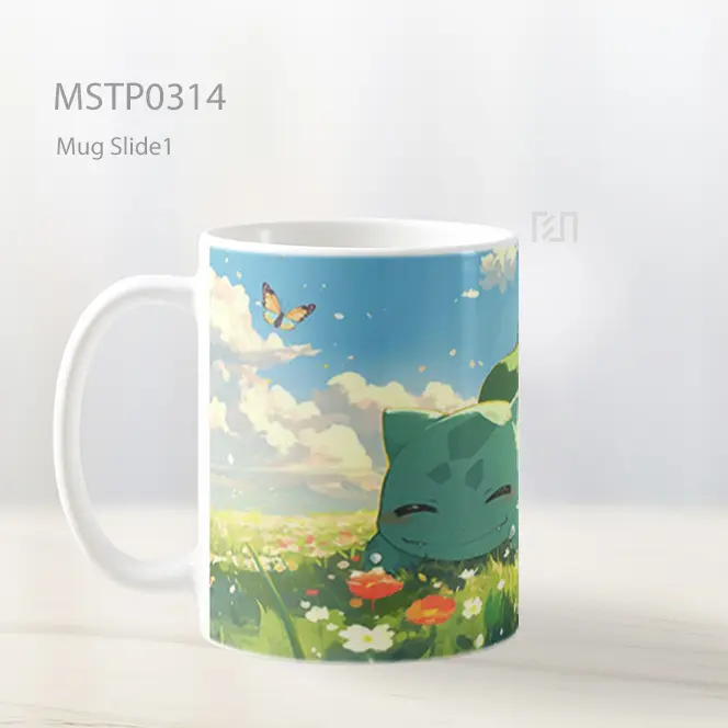 Bulbasaur Pokemon Mug MSTP0314 - All-side / Desain