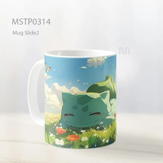 Bulbasaur Pokemon Mug MSTP0314 - All-side / Desain