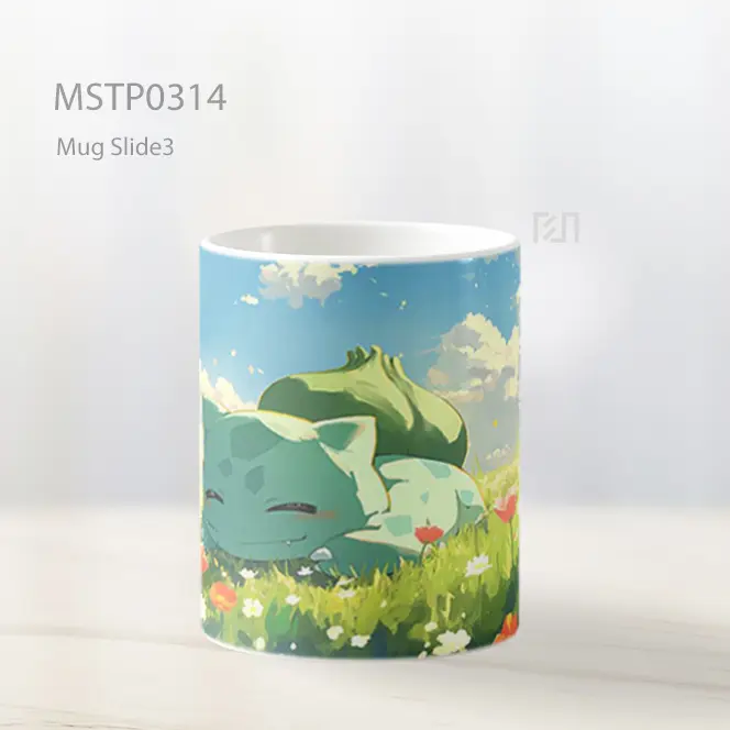 Bulbasaur Pokemon Mug MSTP0314 - All-side / Desain