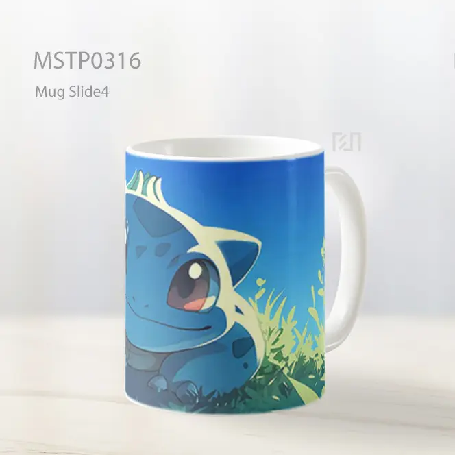 Bulbasaur Pok%C3%A3%C2%A9Mon Istirahat Lucu Mug MSTP0316
