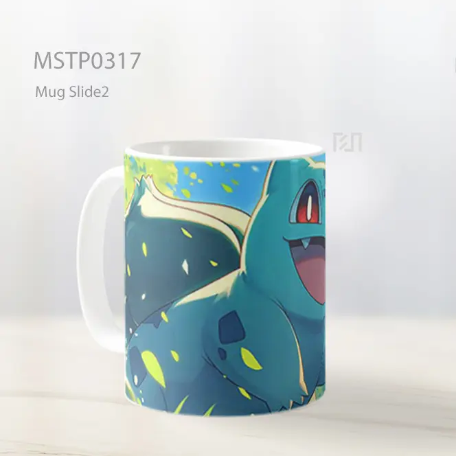 Bulbasaur Sahabat Hutan Mug MSTP0317 - All-side / Desain