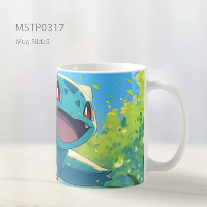 Bulbasaur Sahabat Hutan Mug MSTP0317 - All-side / Desain