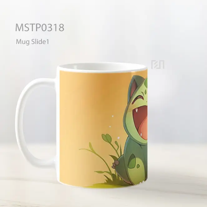 Bulbasaur Senyum Ceria Mug MSTP0318 - All-side / Desain