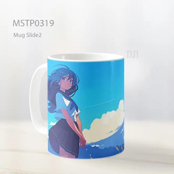 Bulma Dragon Ball Mug MSTP0319 - All-side / Desain