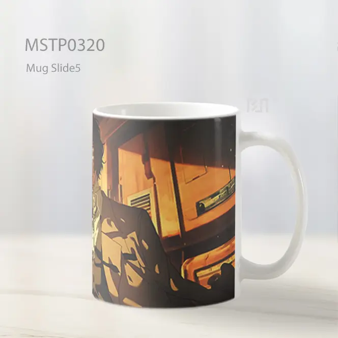 Bungo Stray Dogs Osamu Dazai Beige Mug MSTP0320 - All-side / Desain
