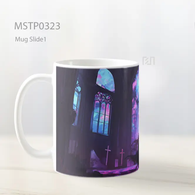 Calliope Mori Katedral Gotik Mug MSTP0323 - All-side / Desain