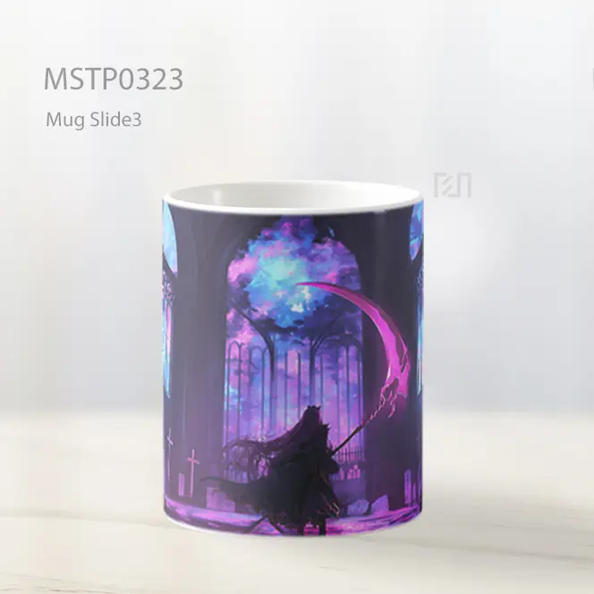 Calliope Mori Katedral Gotik Mug MSTP0323 - All-side / Desain