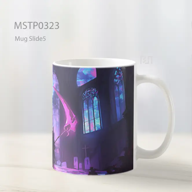 Calliope Mori Katedral Gotik Mug MSTP0323 - All-side / Desain
