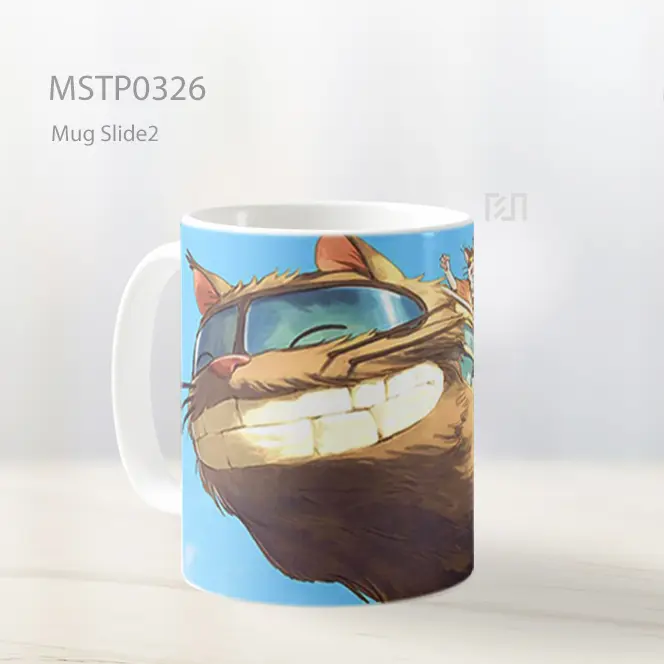 Cat Bus Perjalanan Dunia Roh Mug MSTP0326 - All-side / Desain