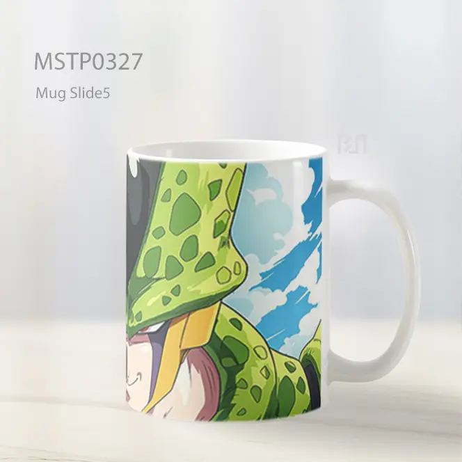 Cell Dragon Ball Mug MSTP0327 - All-side / Desain