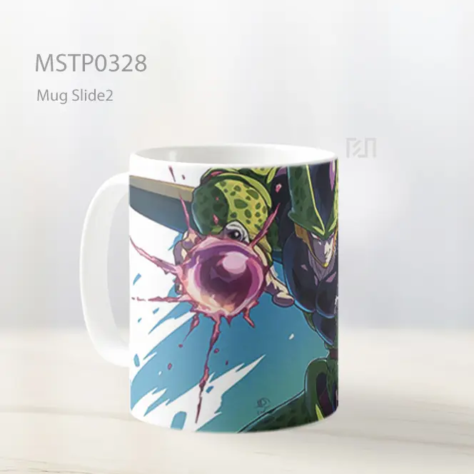 Cell Dragon Ball Mug MSTP0328 - All-side / Desain