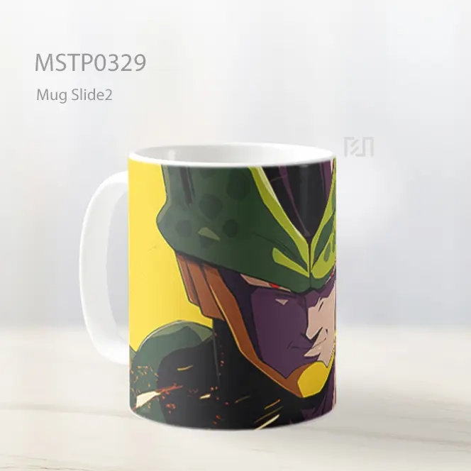 Cell Dragon Ball Mug MSTP0329 - All-side / Desain