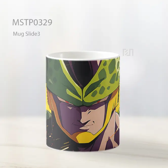 Cell Dragon Ball Mug MSTP0329 - All-side / Desain