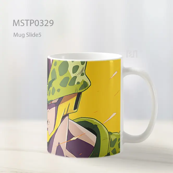 Cell Dragon Ball Mug MSTP0329 - All-side / Desain