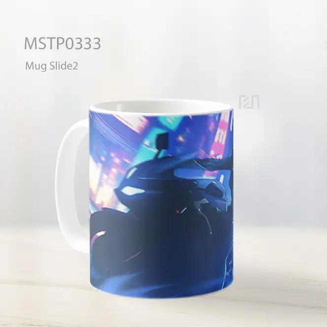 Celty Sturluson Motorcycle Night Durarara Mug MSTP0333 - All-side / Desain