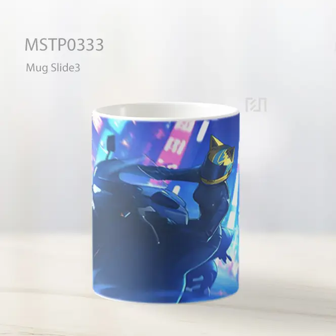 Celty Sturluson Motorcycle Night Durarara Mug MSTP0333 - All-side / Desain