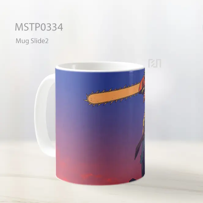 Chainsaw Man Kekuatan Anime Mug MSTP0334 - All-side / Desain