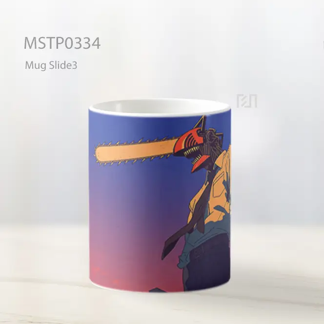 Chainsaw Man Kekuatan Anime Mug MSTP0334 - All-side / Desain