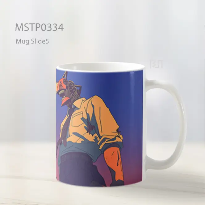 Chainsaw Man Kekuatan Anime Mug MSTP0334 - All-side / Desain