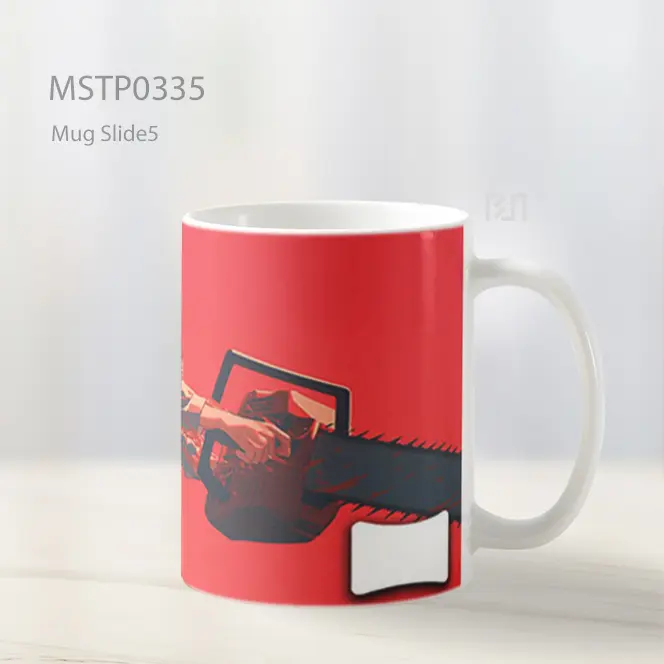 Chainsaw Man Kekuatan Merah Ultrawide Mug MSTP0335 - All-side / Desain