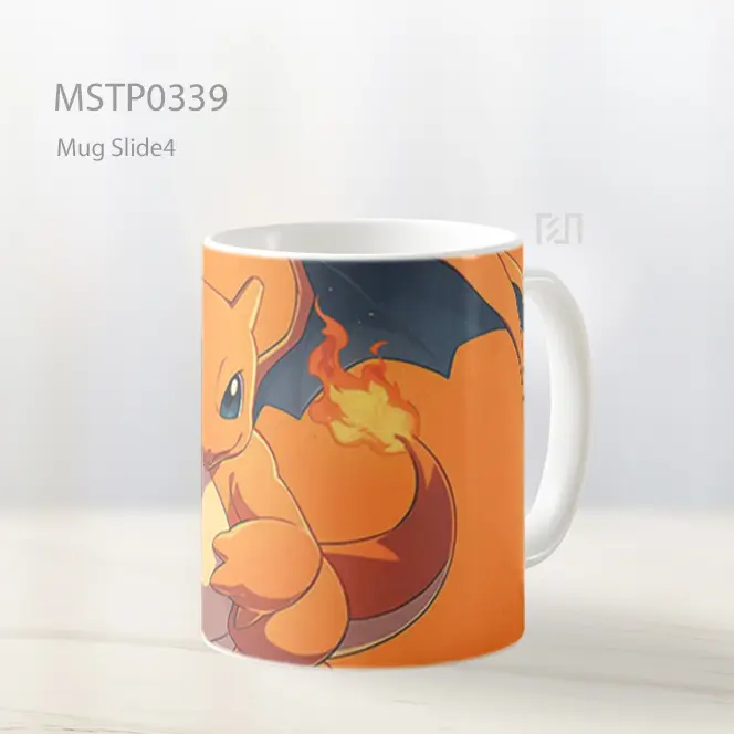 Charizard Dengan Stance Epik Mug MSTP0339