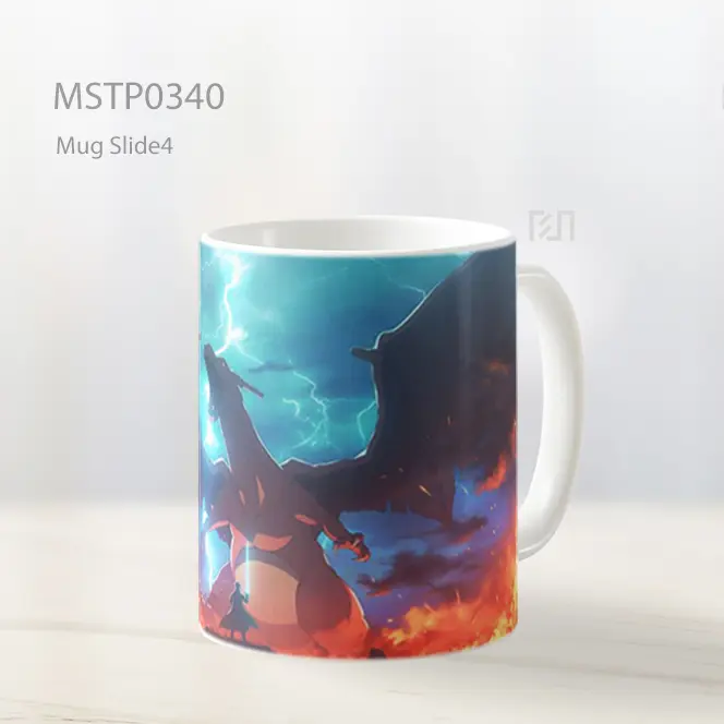 Charizard Epik Badai Petir Laptop Mug MSTP0340