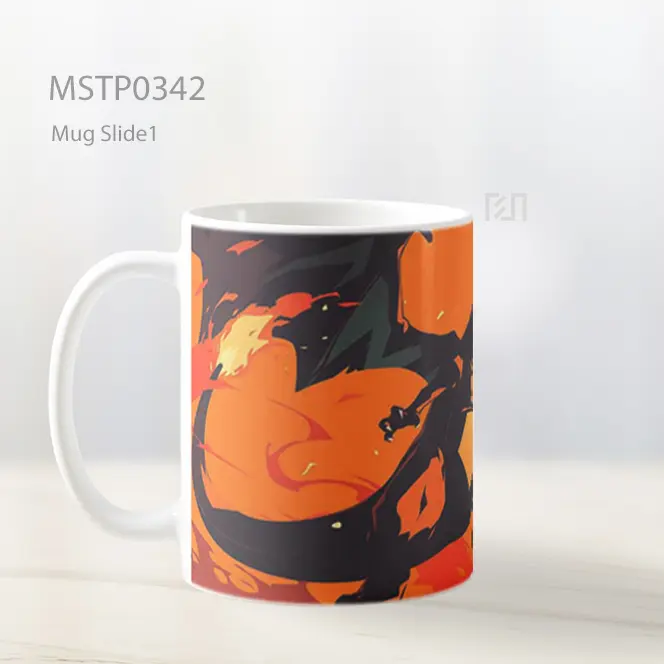 Charizard Kekuatan Api Mug MSTP0342 - All-side / Desain