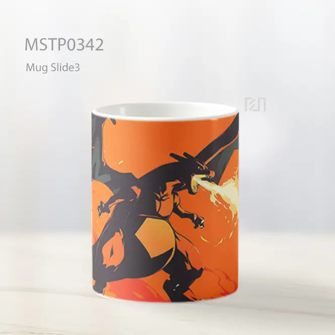 Charizard Kekuatan Api Mug MSTP0342 - All-side / Desain