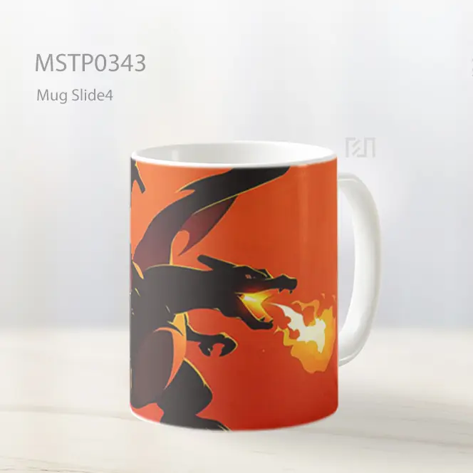 Charizard Kekuatan Gelap Mug MSTP0343