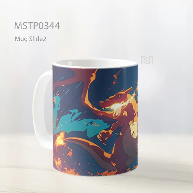 Charizard Nafas Api Epik Mug MSTP0344 - All-side / Desain