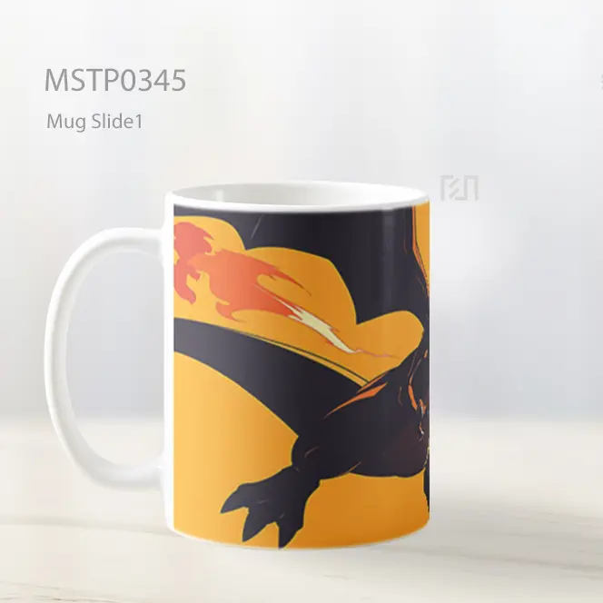 Charizard Nafas Api Kuning Gaya Tegas Mug MSTP0345 - All-side / Desain