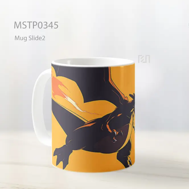 Charizard Nafas Api Kuning Gaya Tegas Mug MSTP0345 - All-side / Desain
