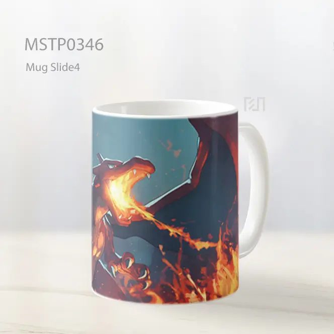 Charizard Nafas Api Medan Gelap Mug MSTP0346