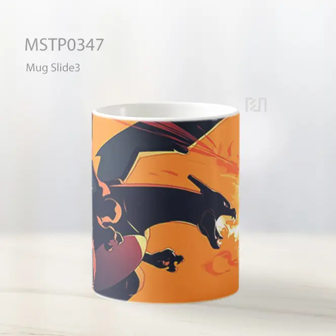 Charizard Nafas Api Mug MSTP0347 - All-side / Desain