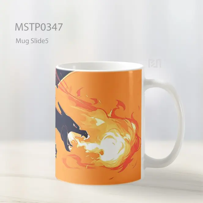 Charizard Nafas Api Mug MSTP0347 - All-side / Desain