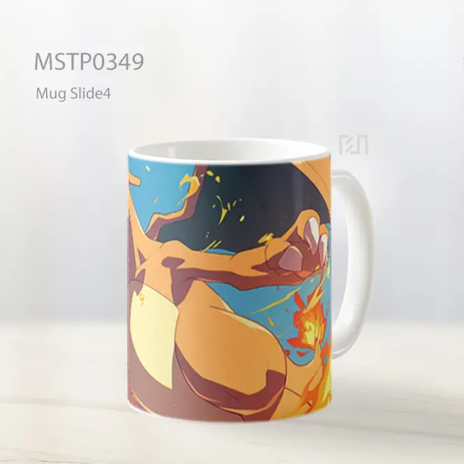 Charizard Pok%C3%A3%C2%A9Mon Api Di Langit Biru Mug MSTP0349