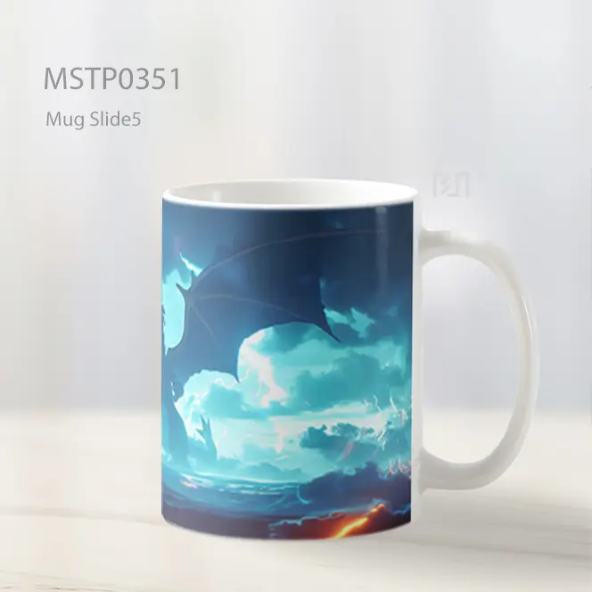 Charizard Siluet Badai Petir Mug MSTP0351 - All-side / Desain